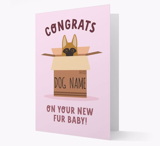 Congrats On Your New Fur Baby: Personalized {breedFullName} Card
